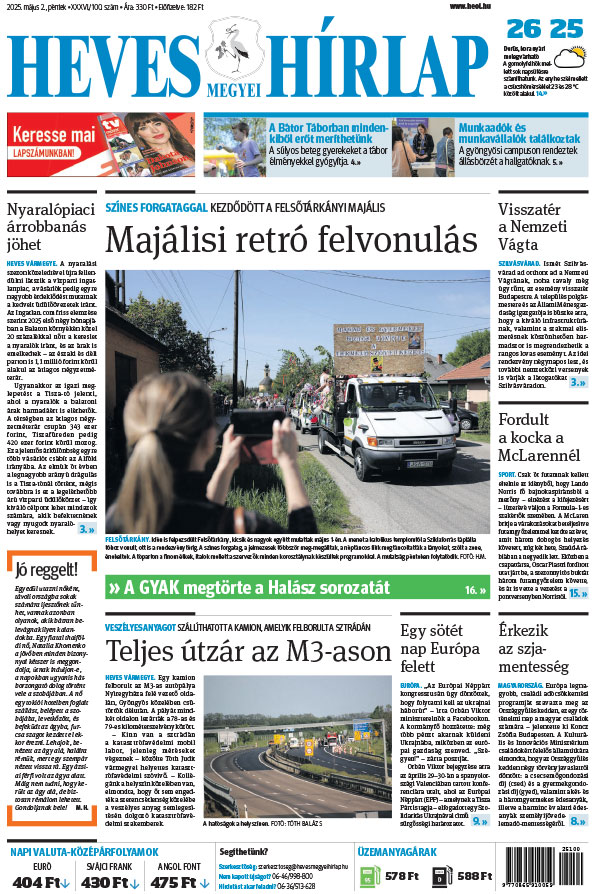 Lapszám: 2025.05.02. +MELLÉKLET
