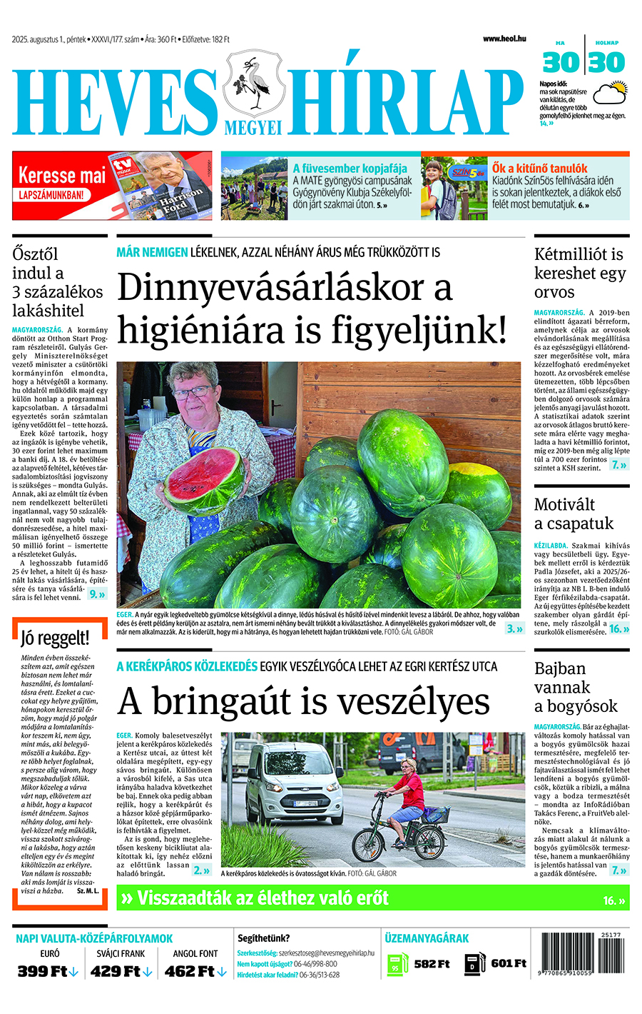 Lapszám: 2025.08.01. + melléklet
