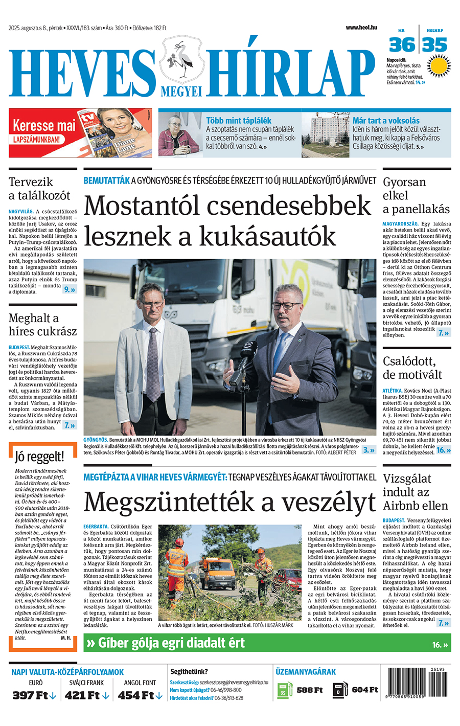 Lapszám: 2025.08.08. + melléklet