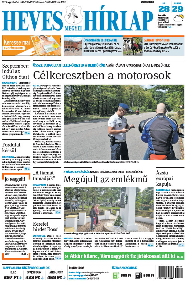 Lapszám: 2025.08.26.