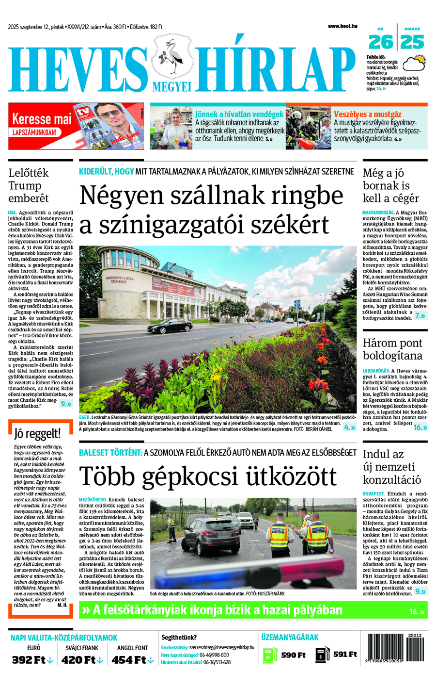 Lapszám: 2025.09.12. + MELLÉKLET