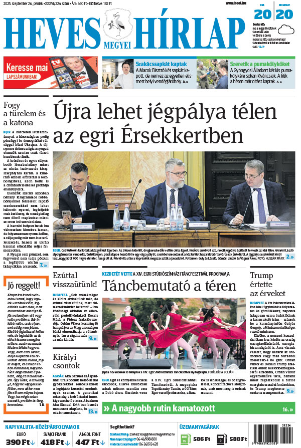 Lapszám: 2025.09.26. + MELLÉKLET
