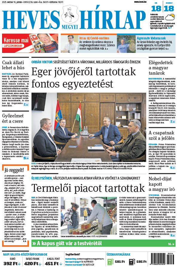 Lapszám: 2025.10.10. + MELLÉKLET