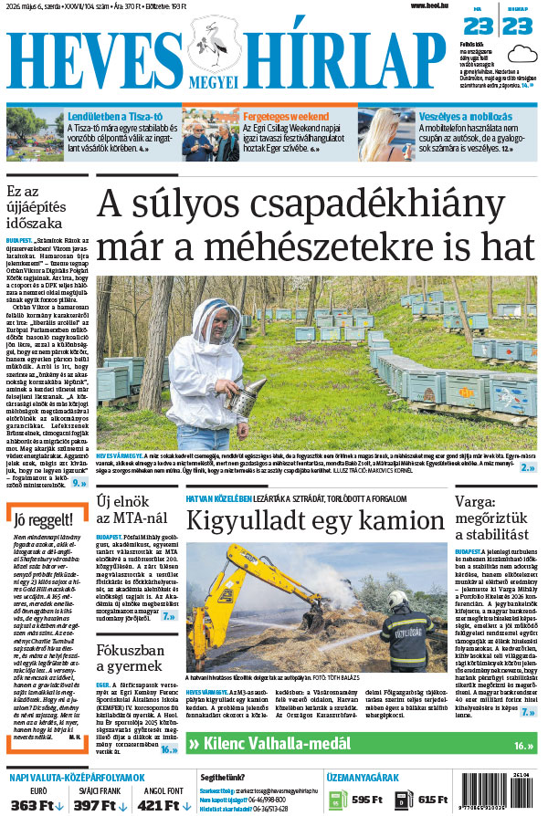 Lapszám: 2026. 05. 06.