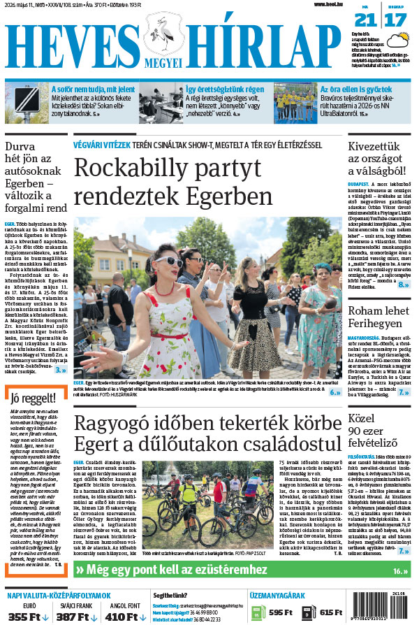 Lapszám: 2026. 05. 11.
