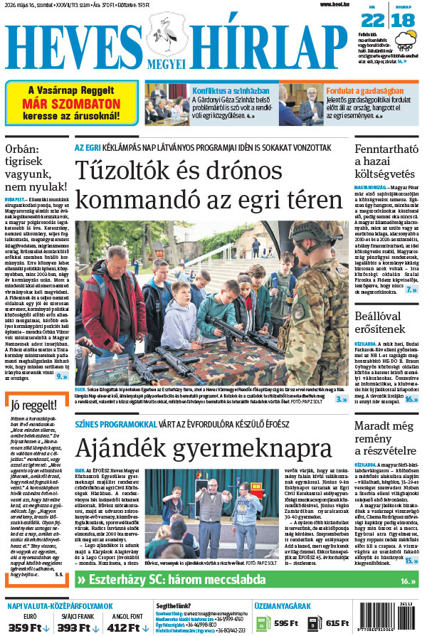 Lapszám: 2026. 05. 16.