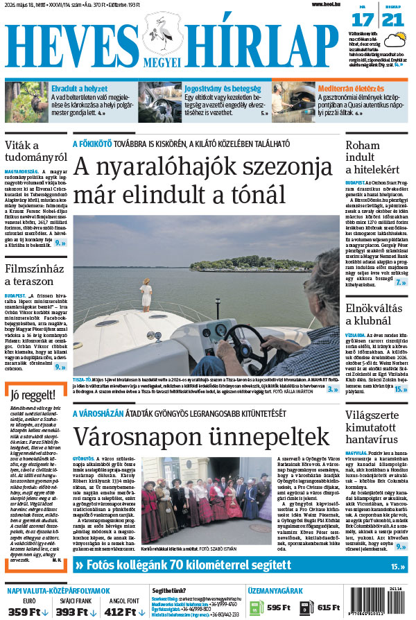 Lapszám: 2026. 05. 18.