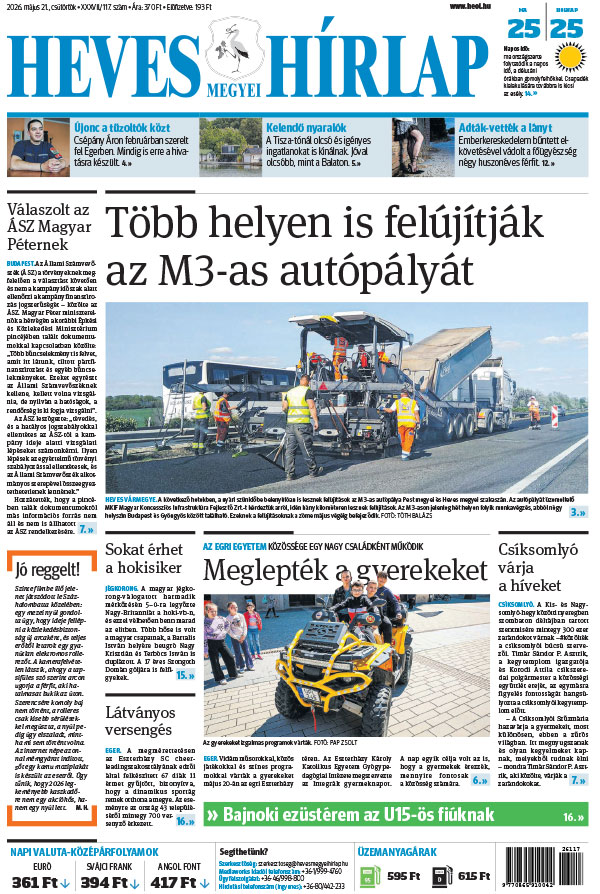 Lapszám: 2026. 05. 21.