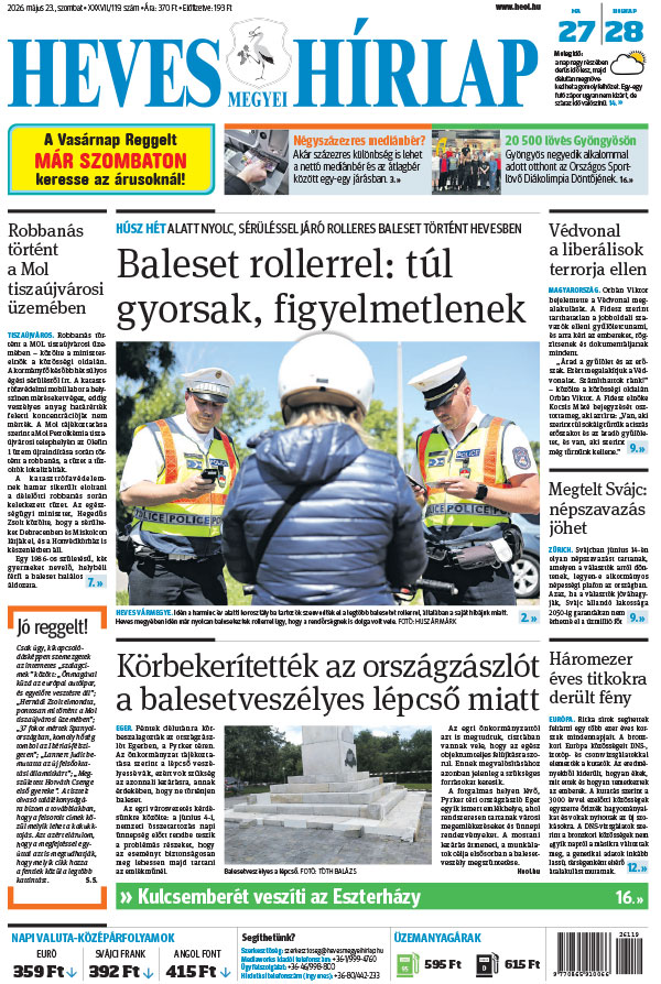 Lapszám: 2026. 05. 23.