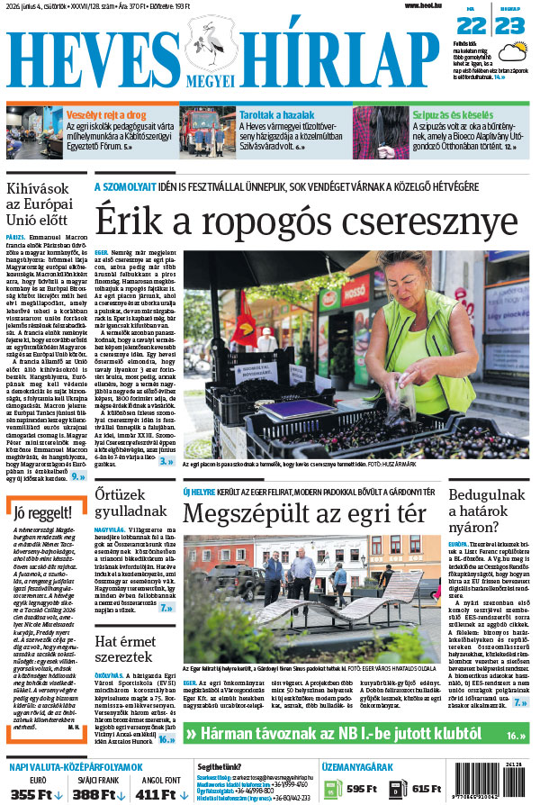 Lapszám: 2026. 06. 04.