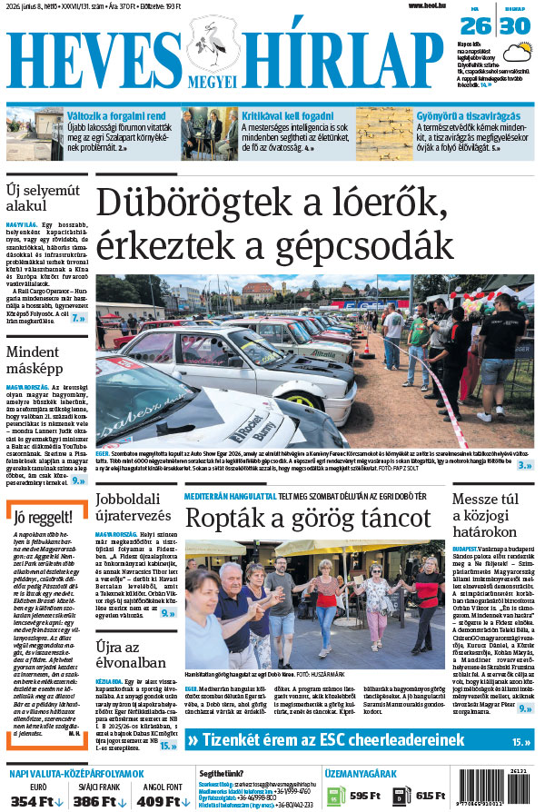 Lapszám: 2026. 06. 08.