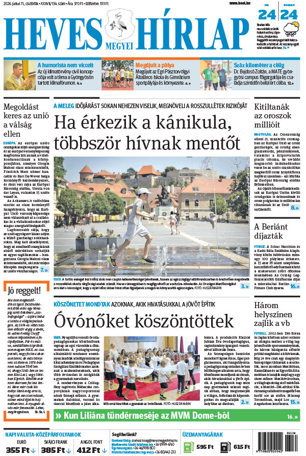 Lapszám: 2026. 06. 11.