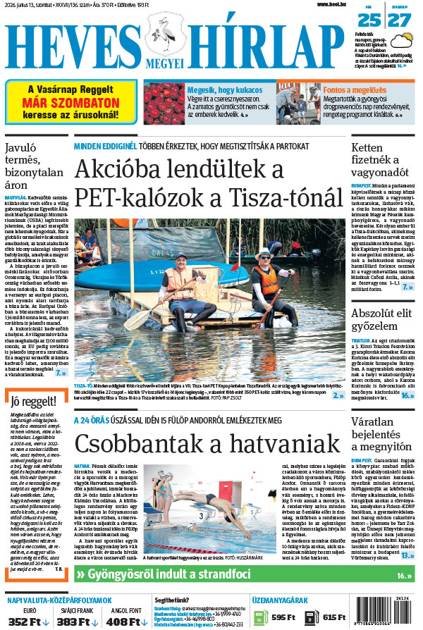 Lapszám: 2026. 06. 13.