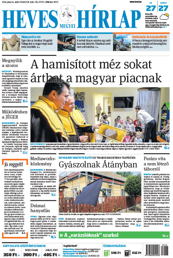 Lapszám: 2026. 06. 16.
