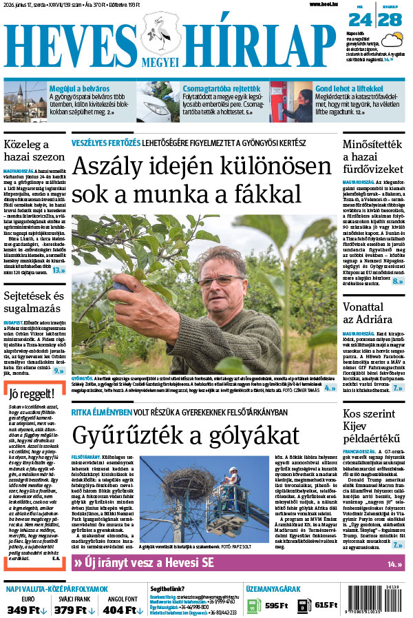 Lapszám: 2026. 06. 17.