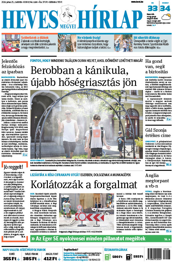 Lapszám: 2026. 06. 25.